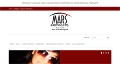 Desktop Screenshot of marsclothing.com